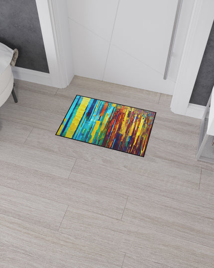 Striped Alpha 18" x 27" Heavy Duty Floor Mat