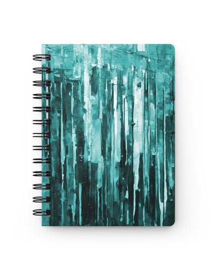 Striped Tif Spiral Bound Journal, 5" x 7" 150 pages