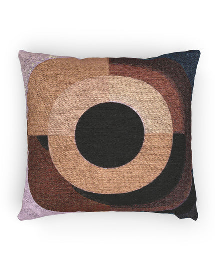 Tan Eyepiece Woven Pillow, 17" x 18"