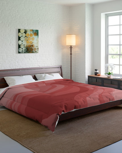 Power Red Wavey 104" × 88" Comforter