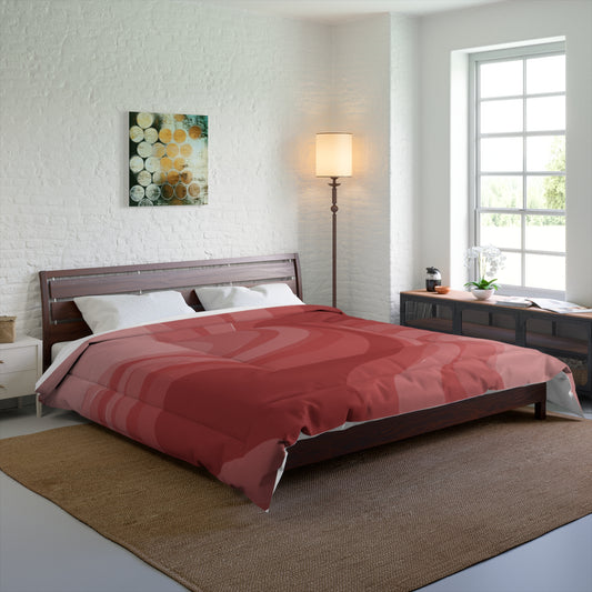 Power Red Wavey 104" × 88" Comforter