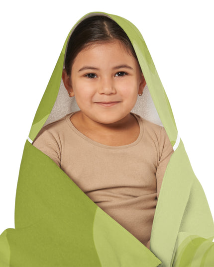 Lemon Wavey Youth Hooded Towel, 24" x 48"