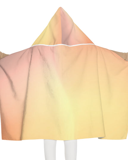 Hot Peach Fade Youth Hooded Towel, 24" x 48"