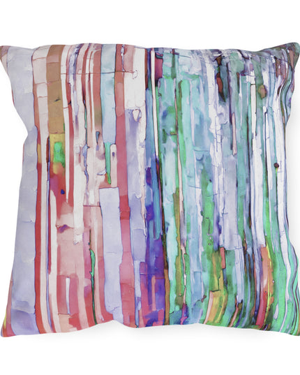 Striped Pastels 18" x 18" Outdoor Pillow