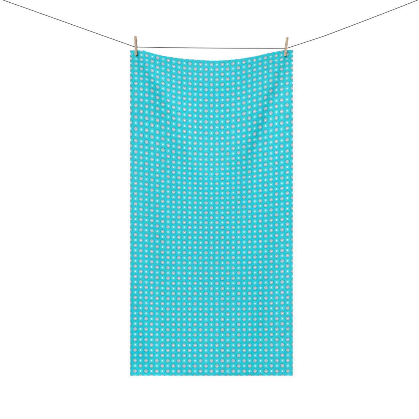 Tif Green Star-crossed Bodies Mink-Cotton Towel (50% polyester, 50% cotton),  30" x 60"