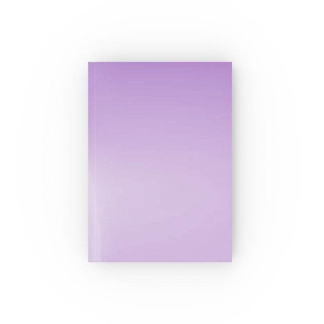 Soft Lavender Fade 5.2" x 7.4" Hard Backed Journal with 128 blank pages