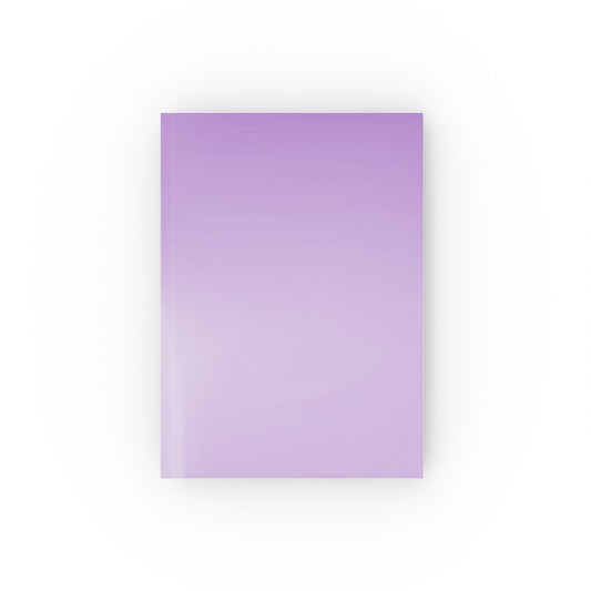 Soft Lavender Fade 5.2" x 7.4" Hard Backed Journal with 128 blank pages