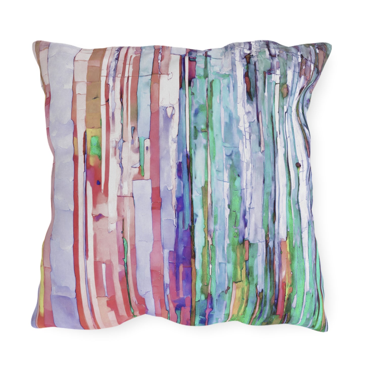 Striped Pastels 20" x 20" Outdoor Pillow