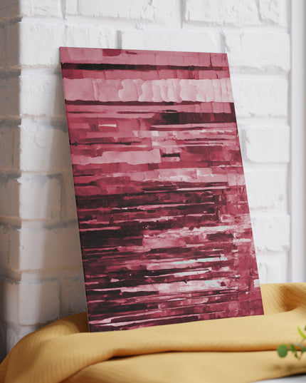 Striped Ruby 8" x 11" Glass Cutting Board