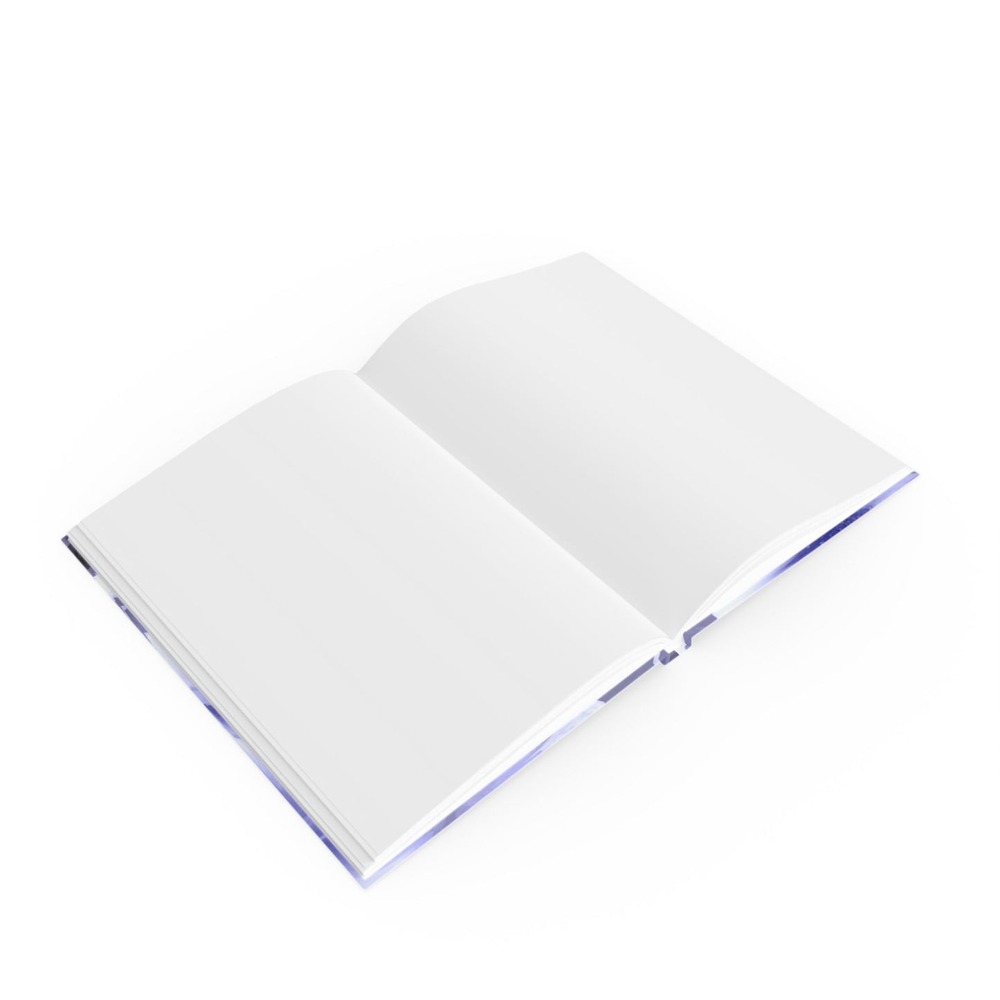 Indigo Blossom Floral Bunch Hard Backed Journal with 128 blank pages, 5.2" x 7.4"