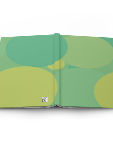 Pastel Green Patches 5.75" x 8" Hardcover Journal Matte with 150 lined pages