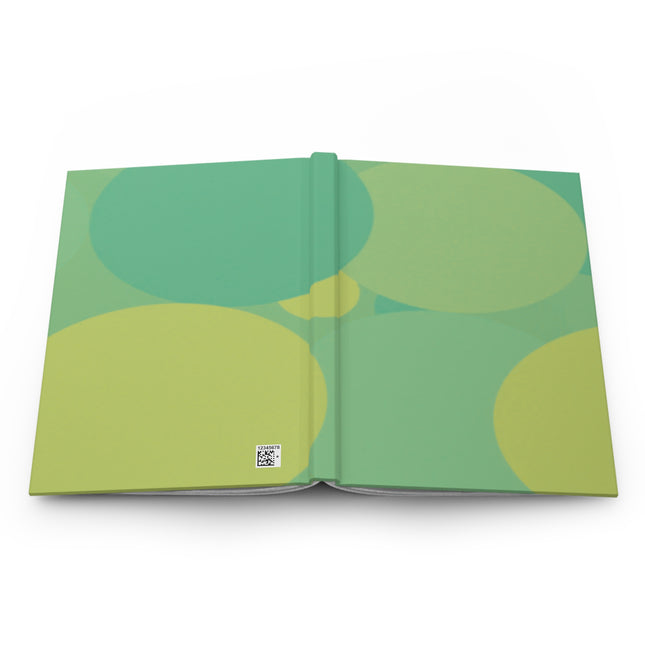 Pastel Green Patches 5.75" x 8" Hardcover Journal Matte with 150 lined pages