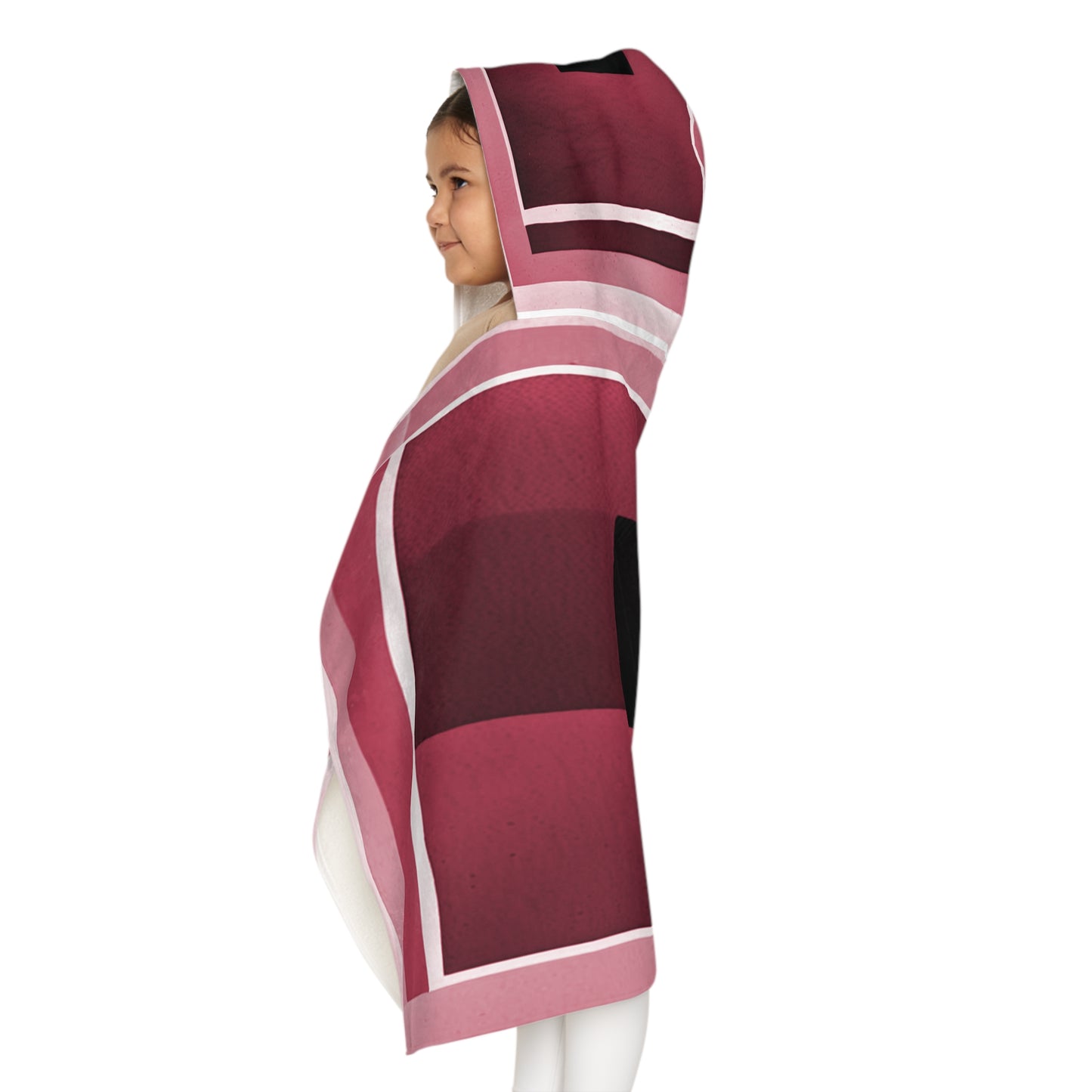 Red Shadow Youth Hooded Towel, 24" x 48"