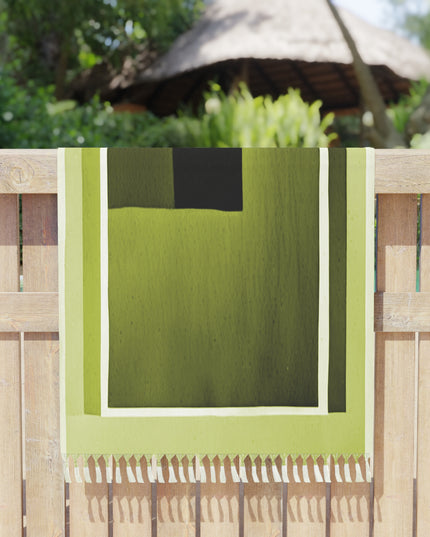 Lemongrass Shadow 38" × 81" Boho Beach Cloth