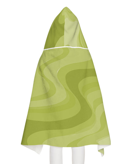 Lemon Wavey Youth Hooded Towel, 24" x 48"