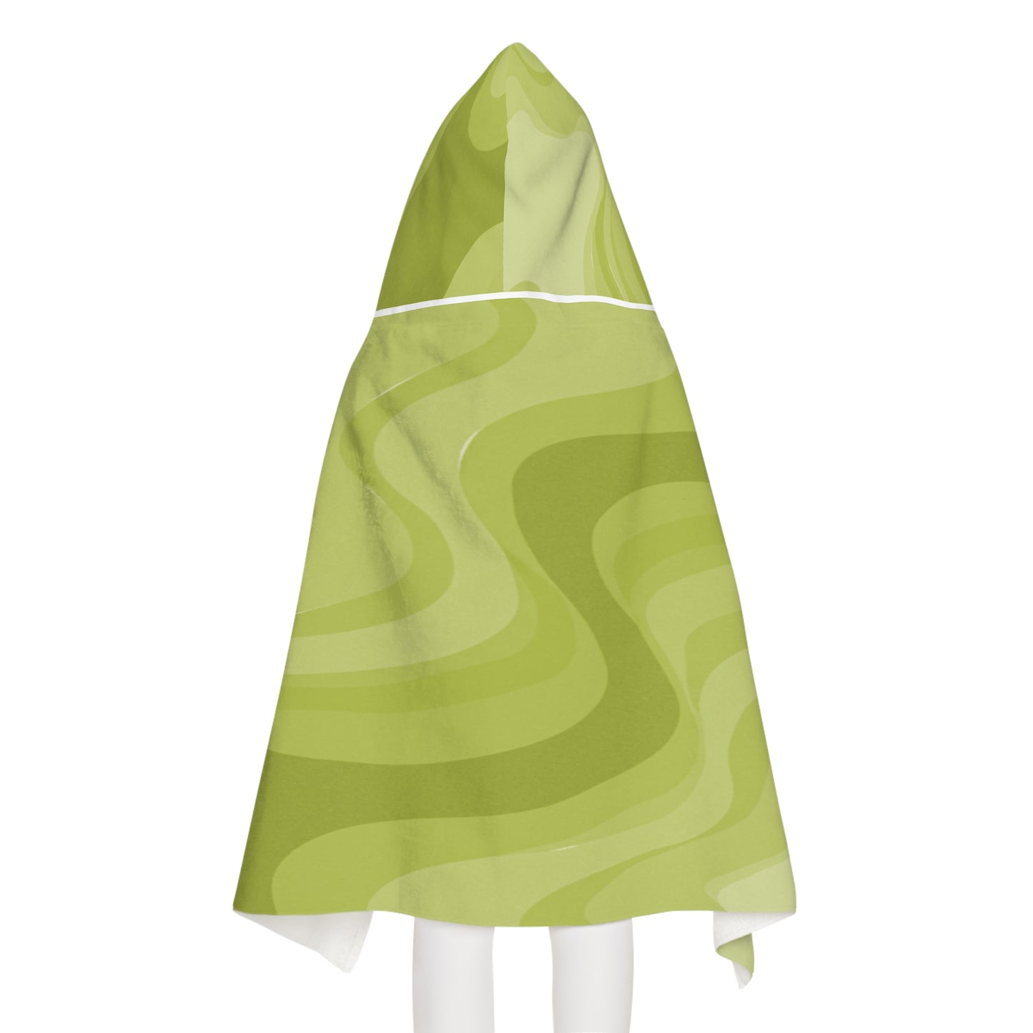 Lemon Wavey Youth Hooded Towel, 24" x 48"