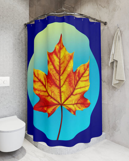 Alpha Maple Leaf Shower Curtains, 71" x 74"
