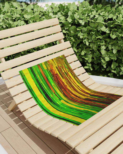 Striped Beta Beach Towel, 18" x 27"