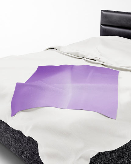 Soft Lavender Fade Velveteen Plush Blanket, 30" x 40"