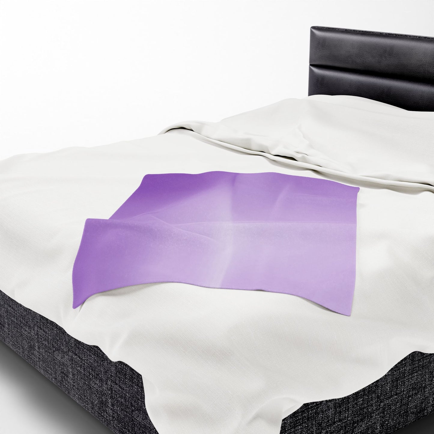 Soft Lavender Fade Velveteen Plush Blanket, 30" x 40"