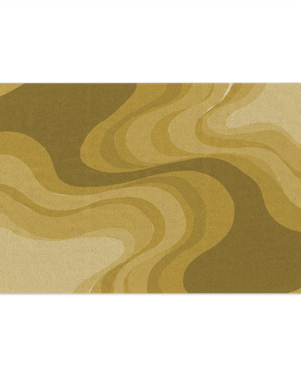 Brown Wavey Rally Towel, 11" x 18"