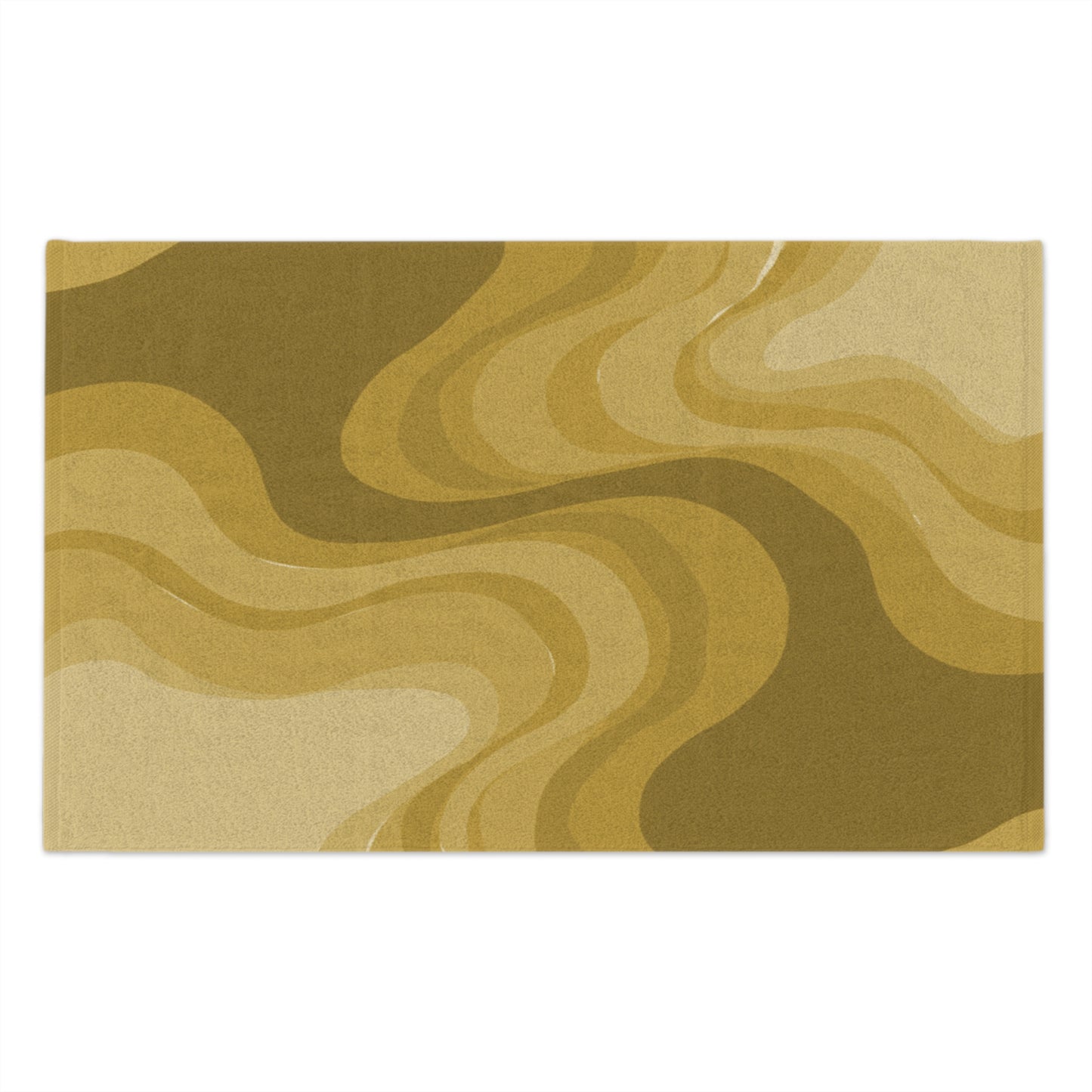 Brown Wavey Rally Towel, 11" x 18"