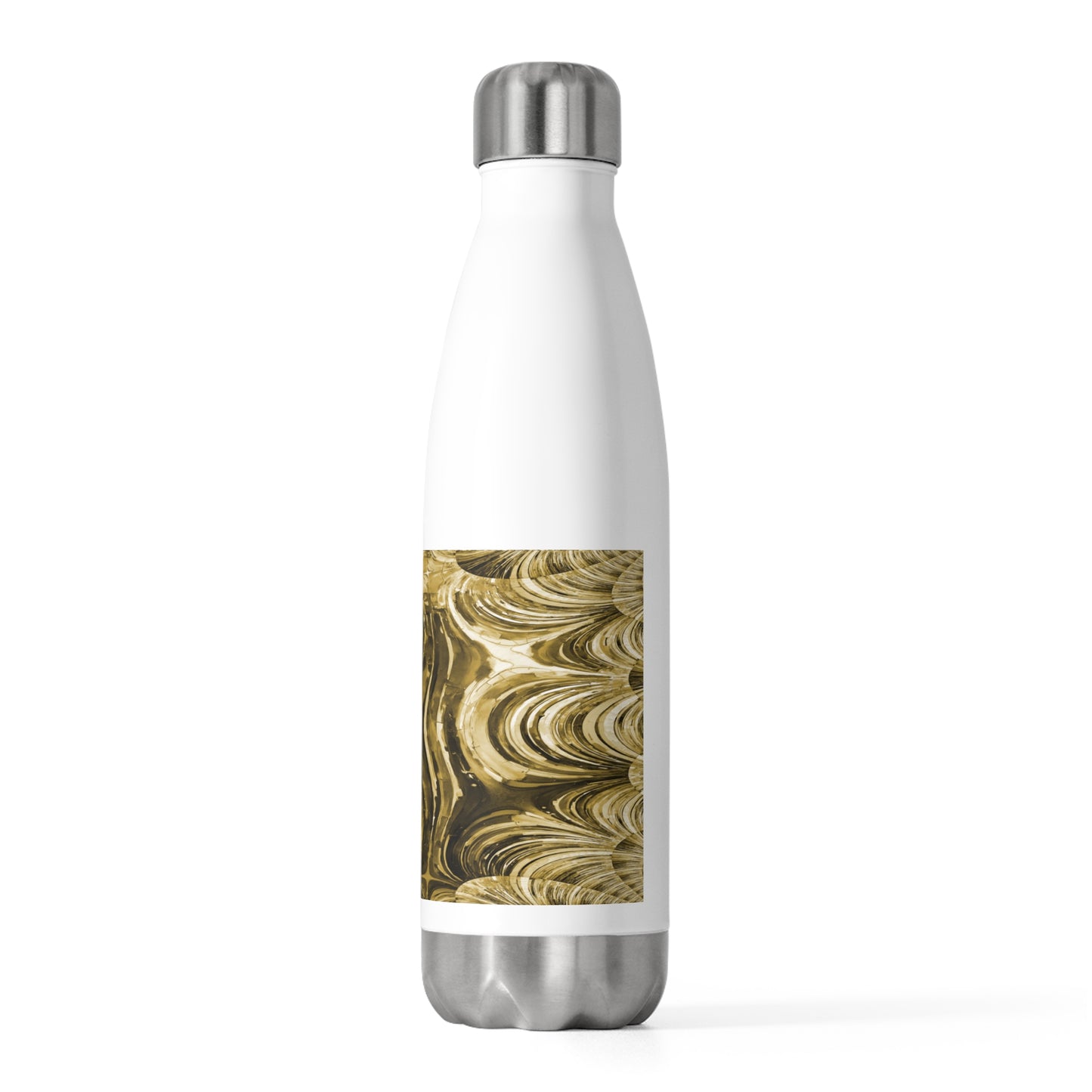 Uzi Spiral Light Brown 20oz Insulated Water Bottle