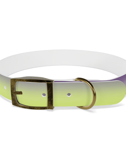 Purple Golden Fade Large Dog Collar