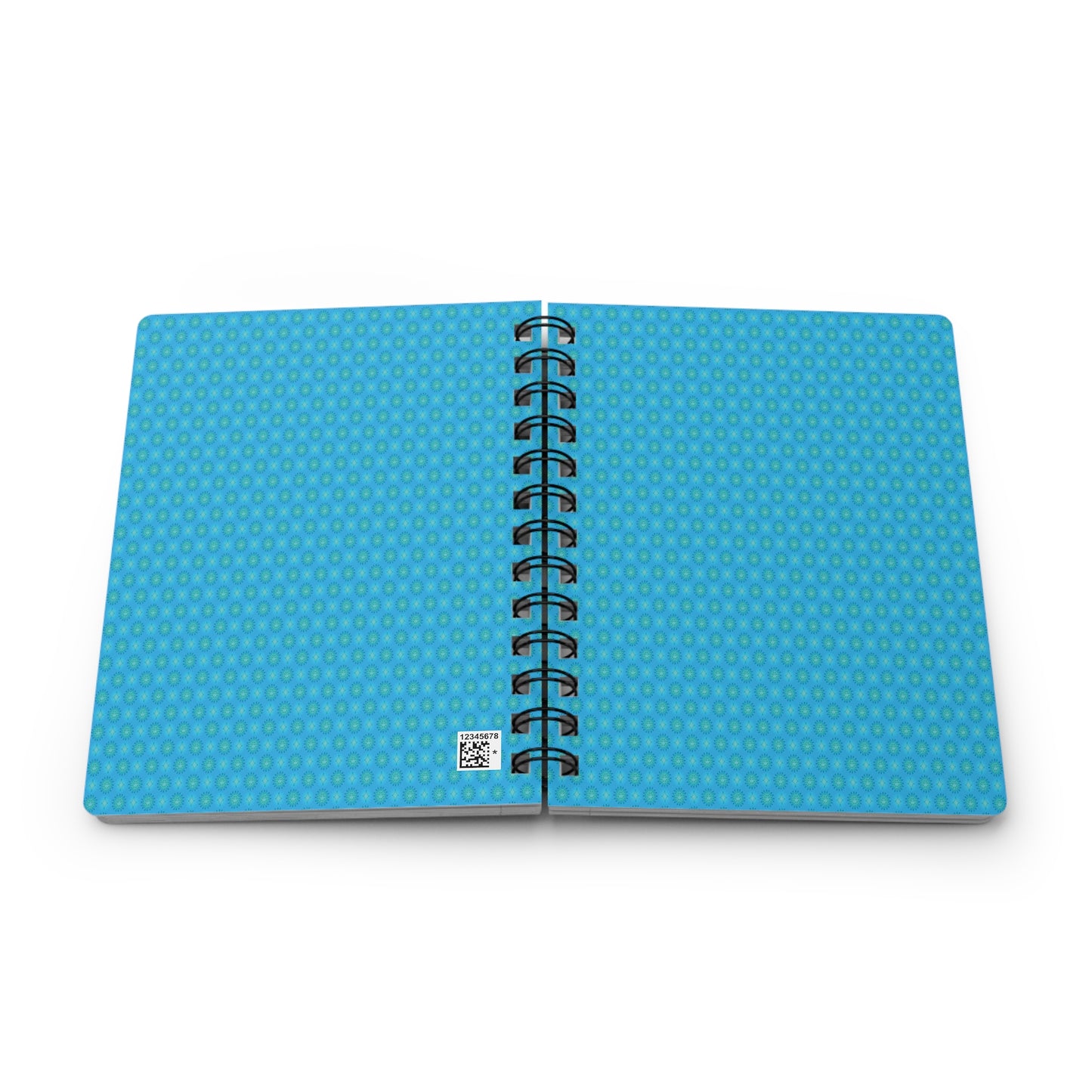 Light Blue Star-crossed Bodies Spiral Bound Journal, 5" x 7" 150 pages