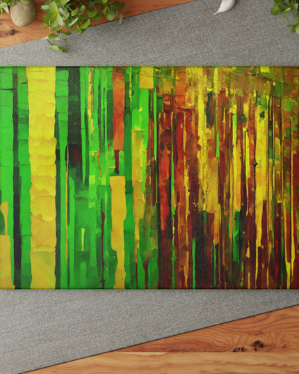 Striped Beta 11" x 15" Glass Cutting Board
