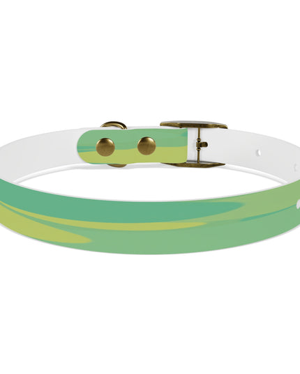Pastel Green Patches Small Dog Collar