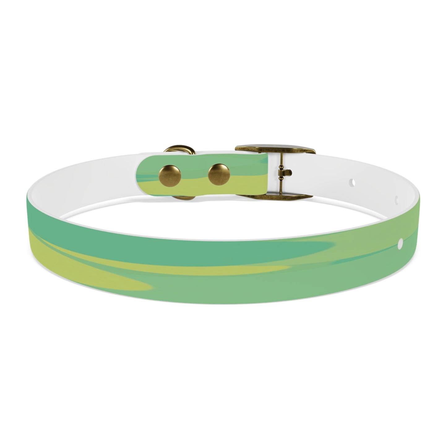 Pastel Green Patches Small Dog Collar