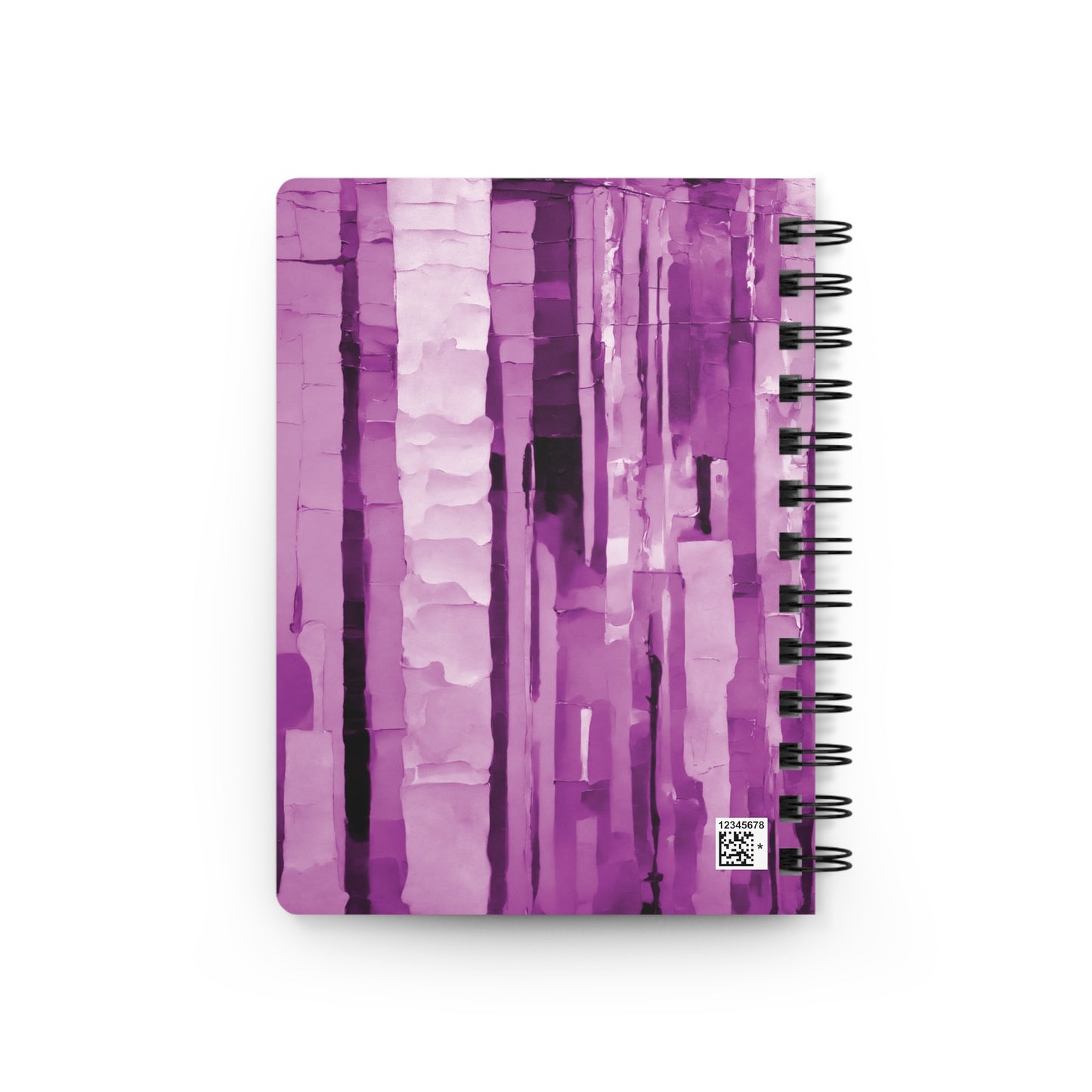 Striped Powder Lavender Spiral Bound Journal, 5" x 7" 150 pages