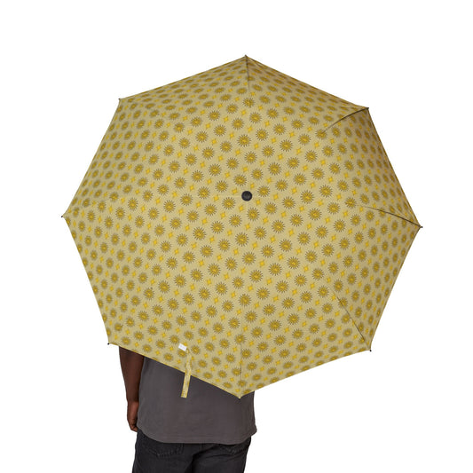 Lemongrass Star-crossed Bodies Foldable Umbrella - Compact & Chic