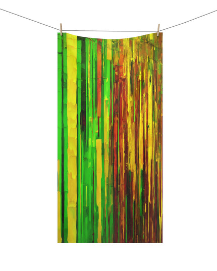 Striped Beta 30" x 60" Mink-Cotton Towel (50% polyester, 50% cotton)