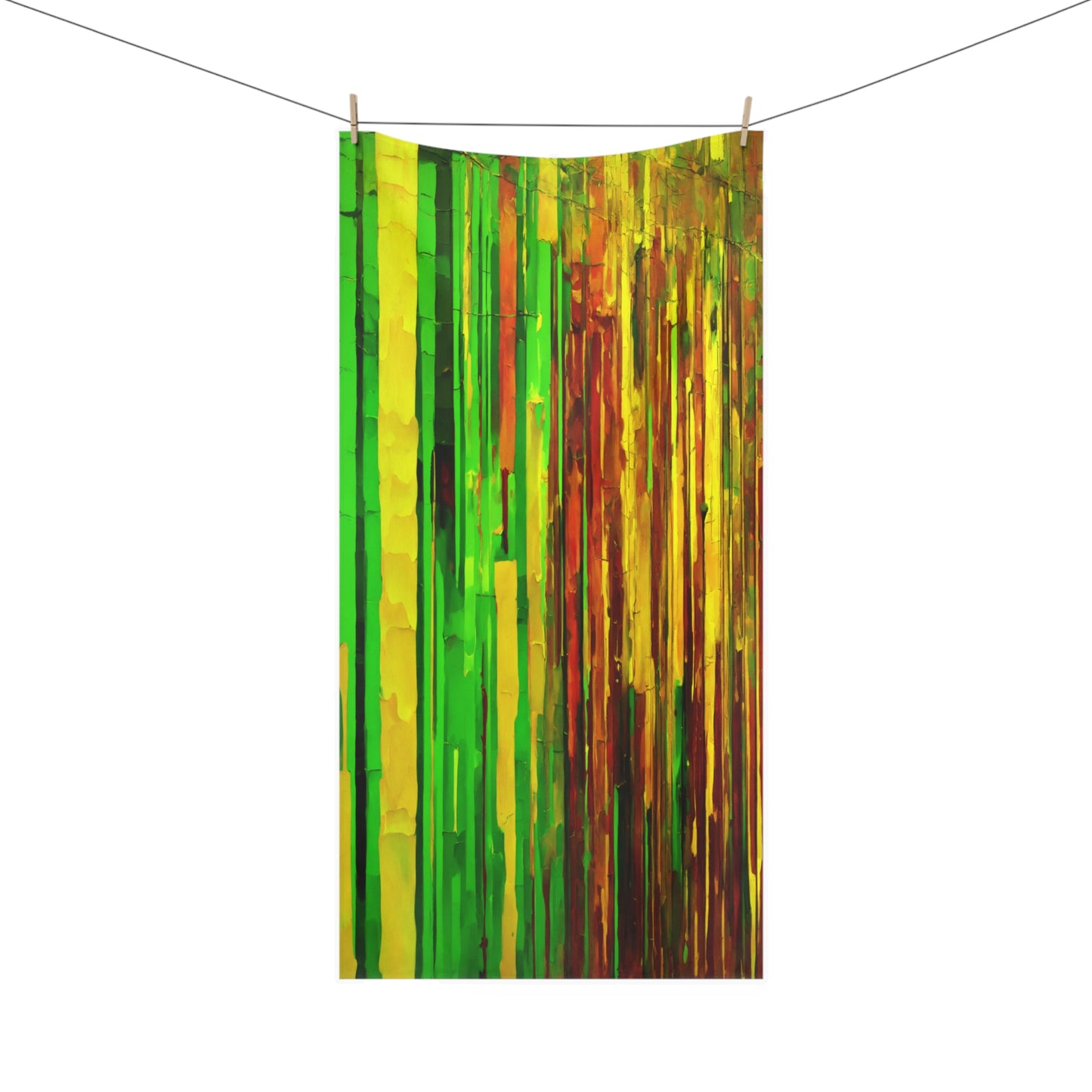 Striped Beta 30" x 60" Mink-Cotton Towel (50% polyester, 50% cotton)