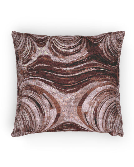 Uzi Spiral Ruby Woven Pillow, 17" x 18"