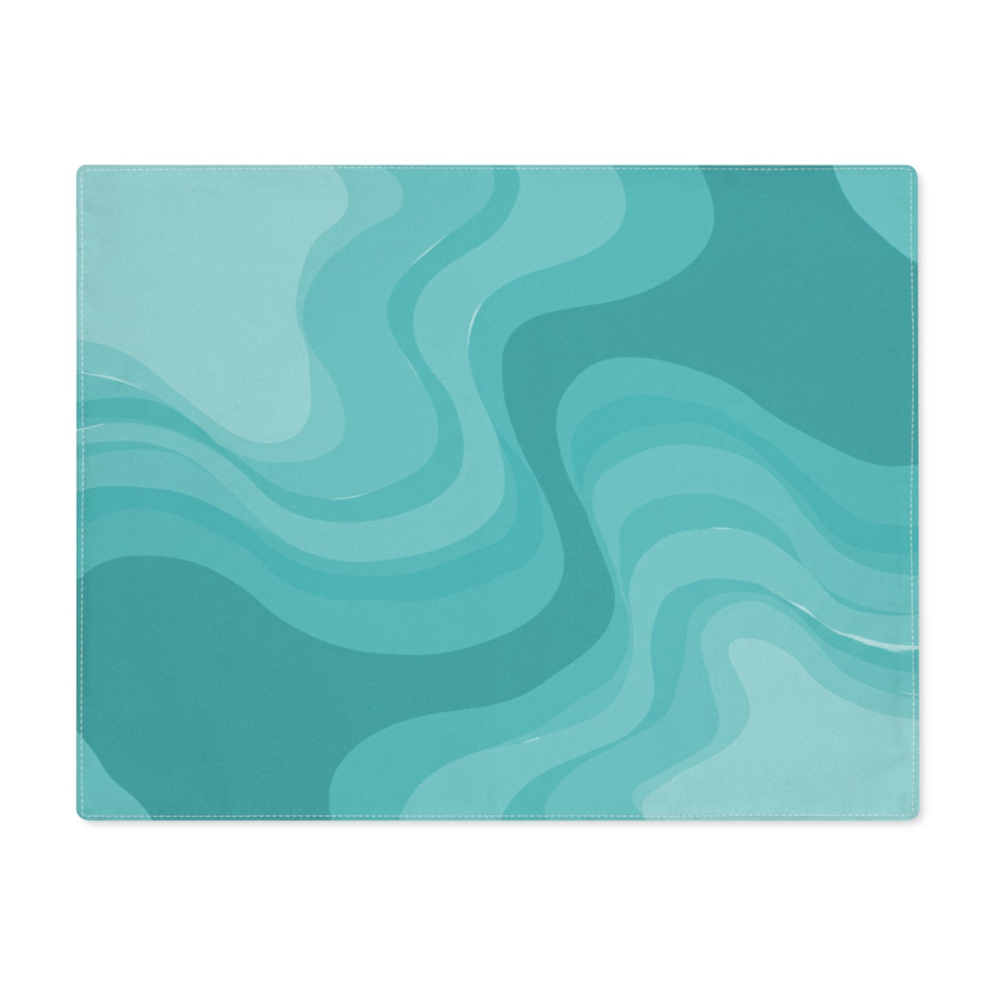 Tif Green Wavey Placemat, 1 pc
