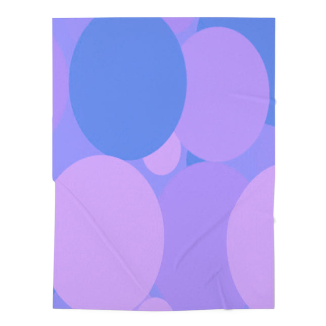 Pastel Purple Family Patches Baby Swaddle 30″×40″ Blanket