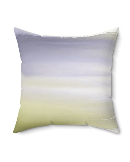 Lavender Sea Golden Fog 18" x 18" Faux Suede Square Pillow
