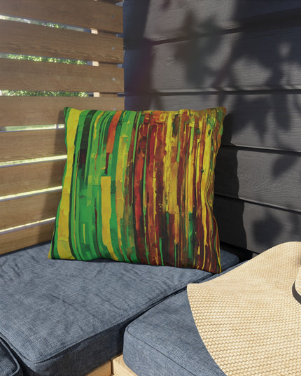 Striped Beta Pastel 16" x 16" Outdoor Pillow