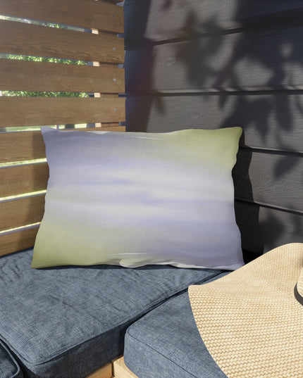 Lavender Sea Golden Fog 20" x 14" Outdoor Pillow