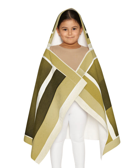 Tan Shadow Youth Hooded Towel, 24" x 48"