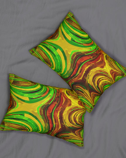 Uzi Spiral Beta Spun Polyester Lumbar Pillow, 20" x 14"