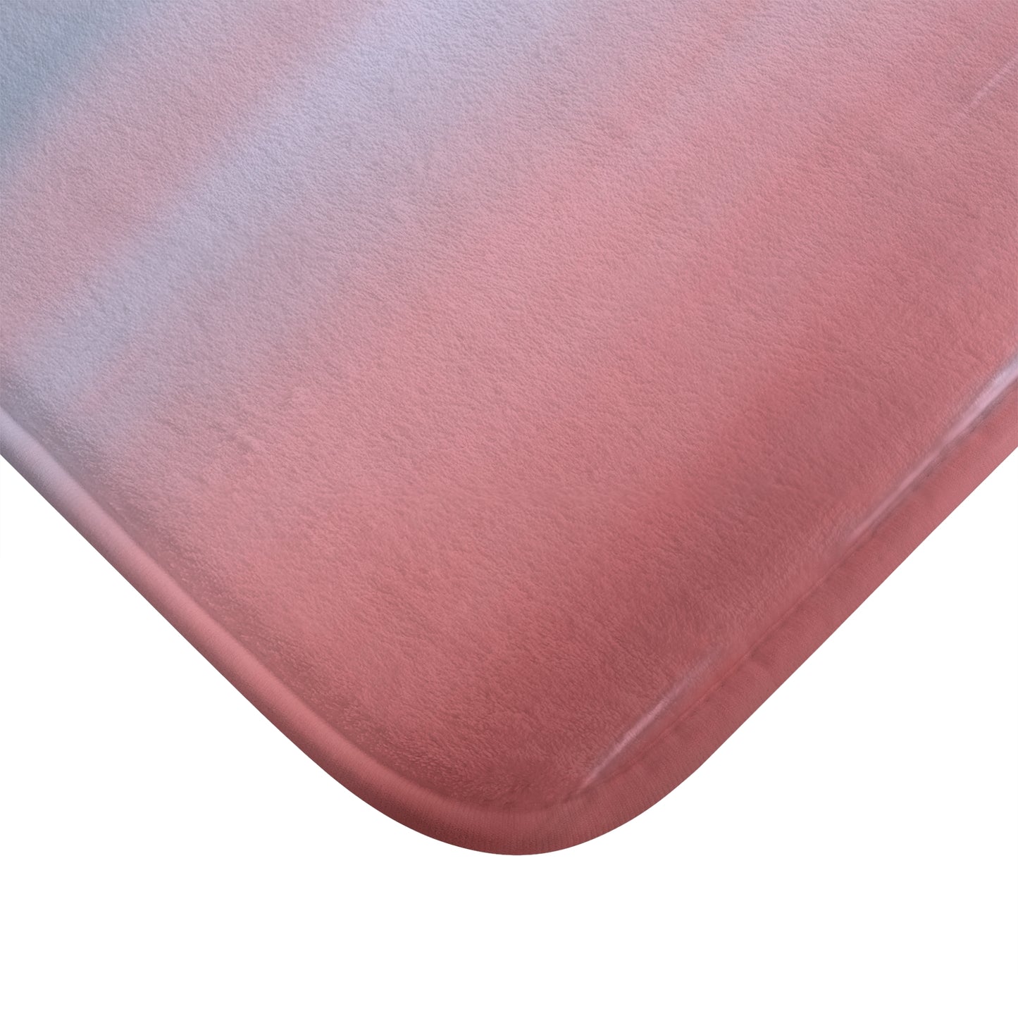 Gray Sea Pink Fog 34" x 21" Bath Mat