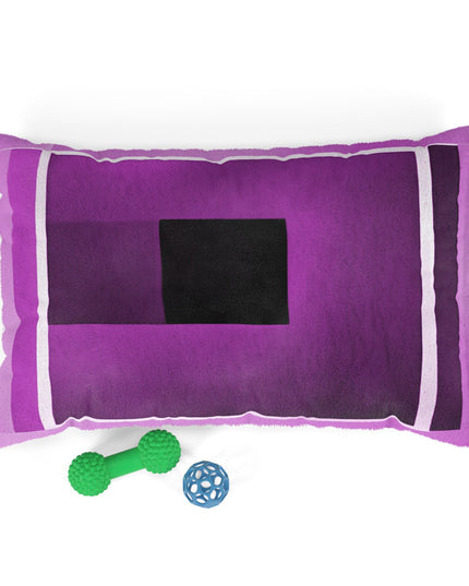 Magenta Shadow 28" × 18" Pet Bed