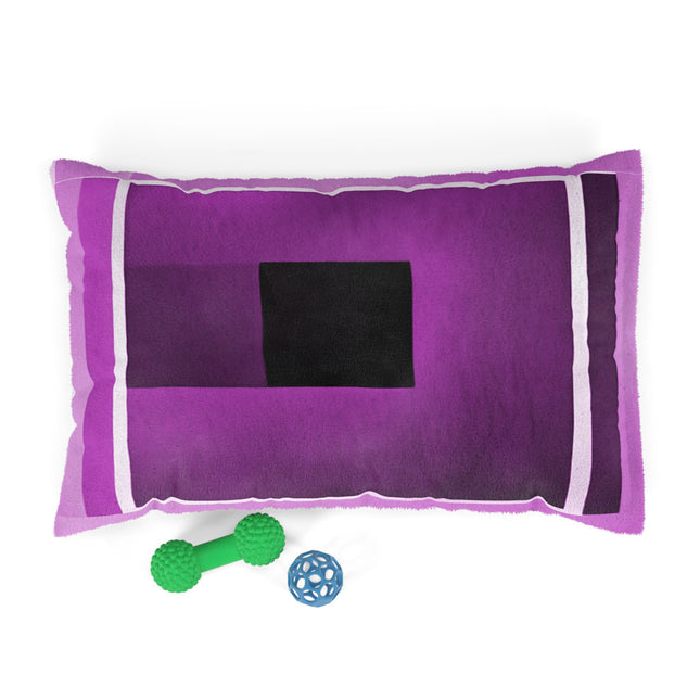 Magenta Shadow 28" × 18" Pet Bed