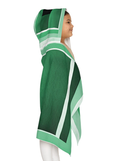 Mint Shadow Youth Hooded Towel, 24" x 48"