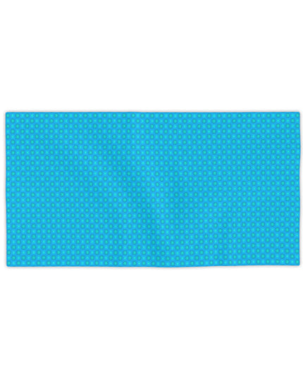 Blue Green Star-crossed Bodies Beach Towel, 24" x 44"