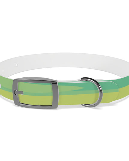Pastel Green Patches Small Dog Collar